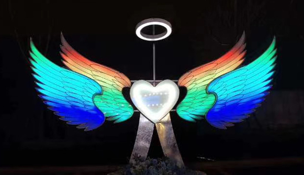 互动灯光装置——天使之翼
